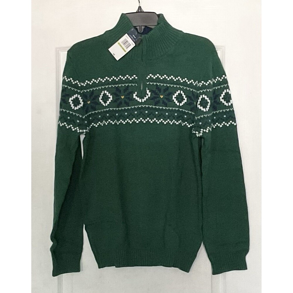 IZOD Little & Big Kid Boys High Neck Long Sleeve Pullover Sweater Size X-Large